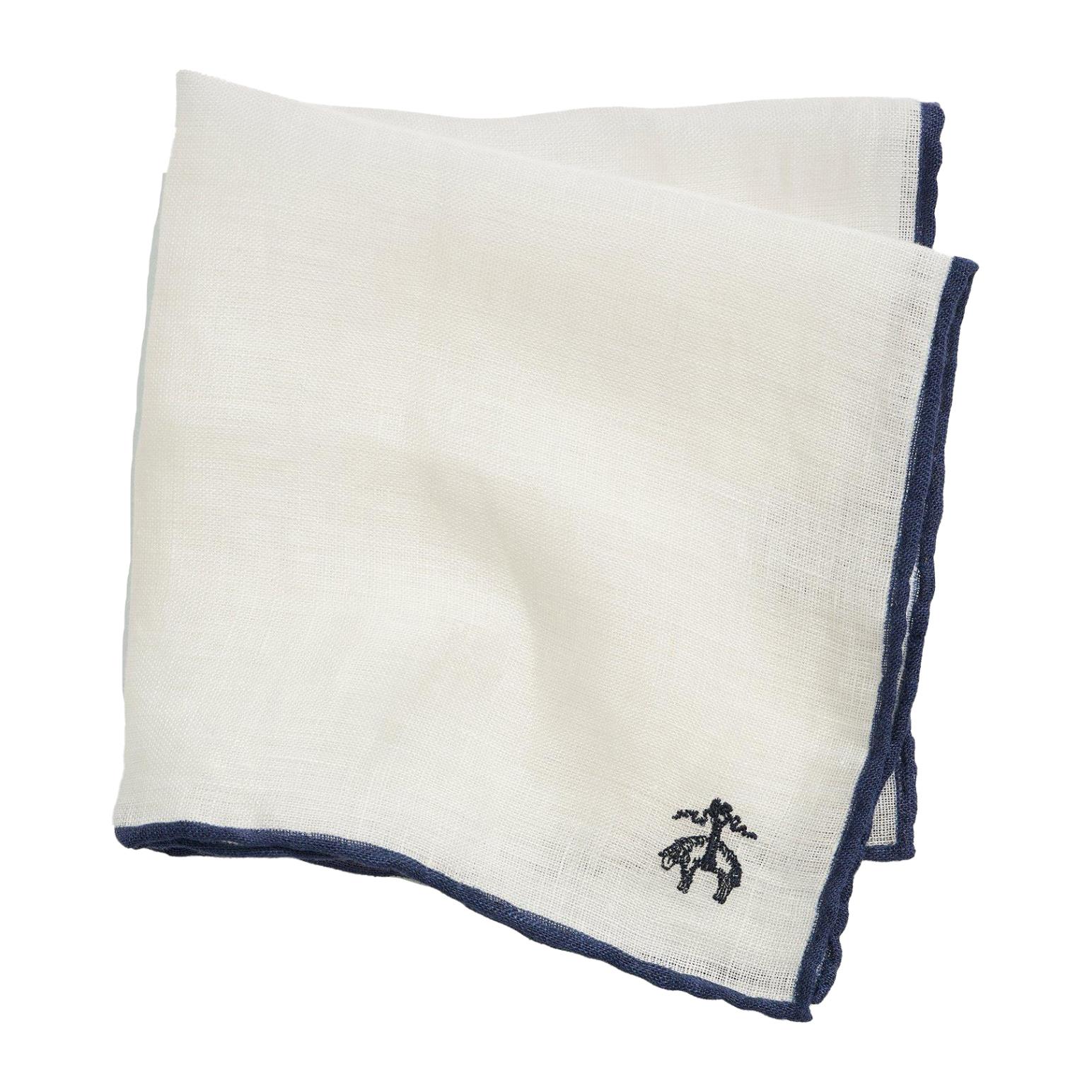 Brooks Brothers Linen Jacquard Pocket Square