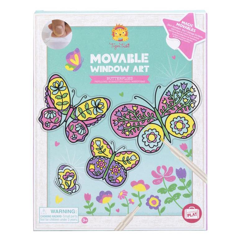 Voodle Movable Window Art - Butterflies