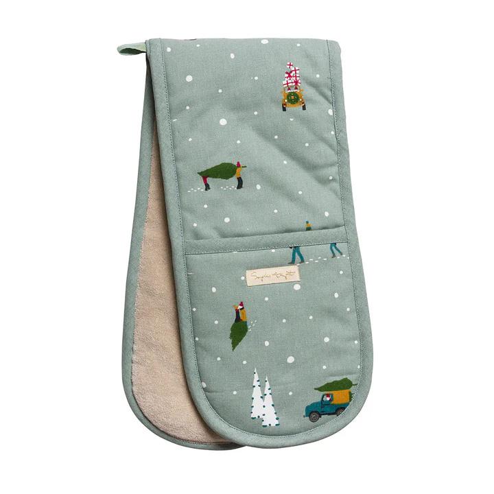 Sophie Allport Double Oven Glove - Home For Christmas