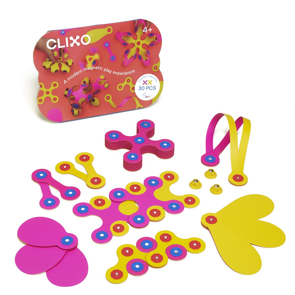 Clixo Crew Pack - Pink/Yellow