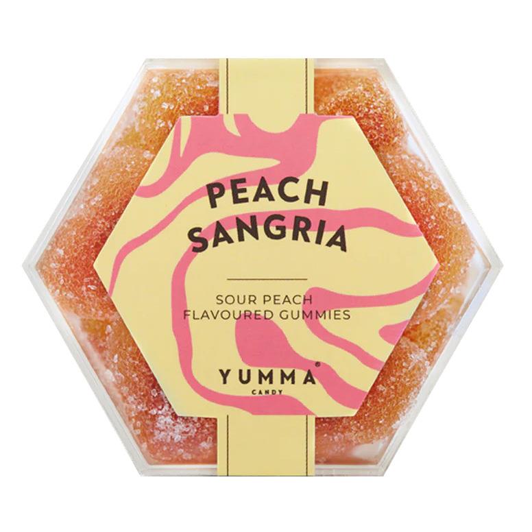 Yumma Candy Hexagon Peach Sangria 100G