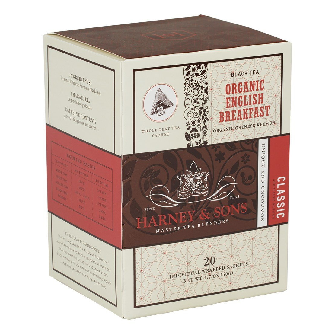 Harney & Sons Organic English Breakfast 20 Sachet Box