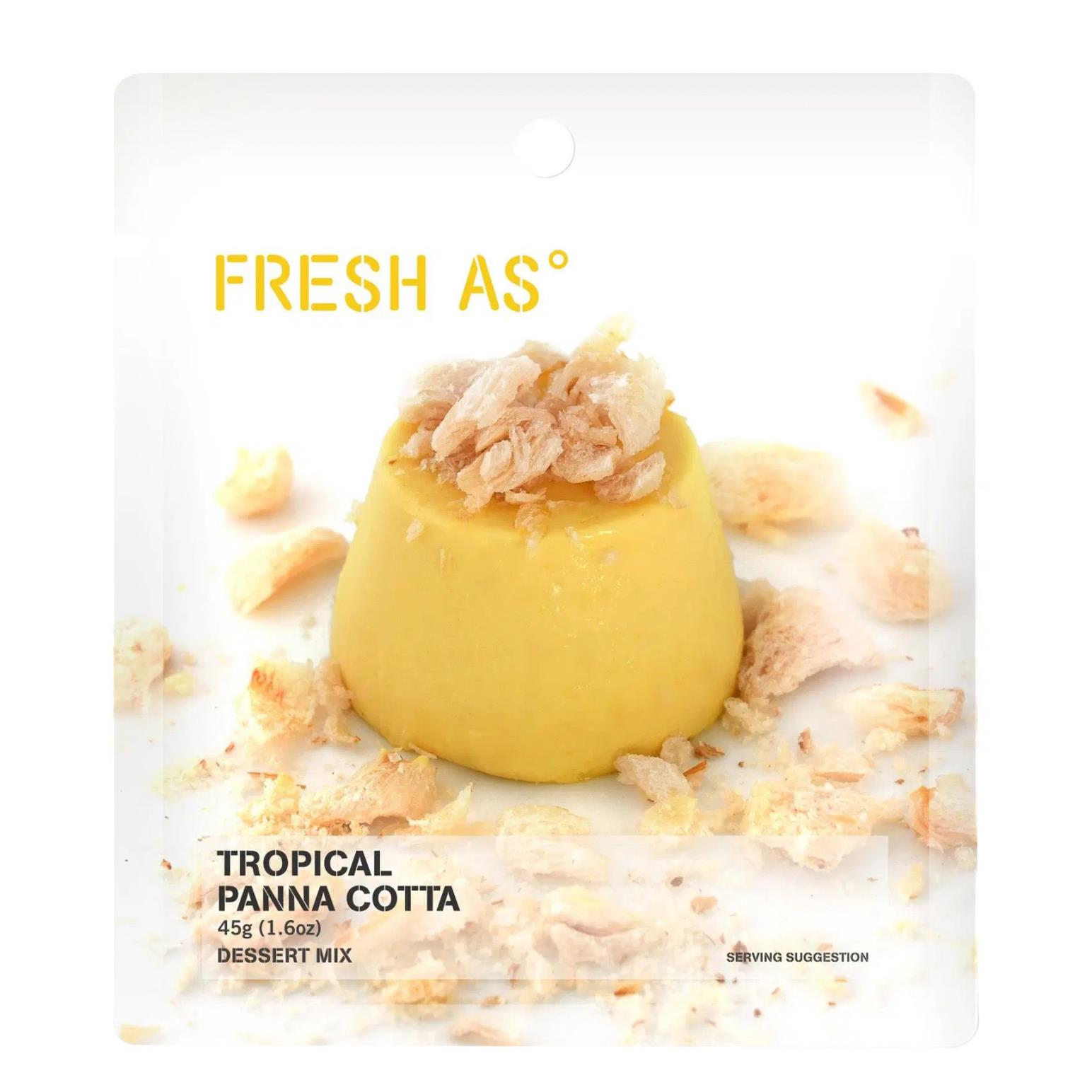 Fresh As Tropical Panna Cotta 45g