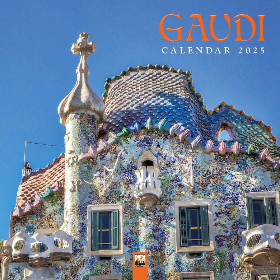 Gaudi Wall Calendar 2025