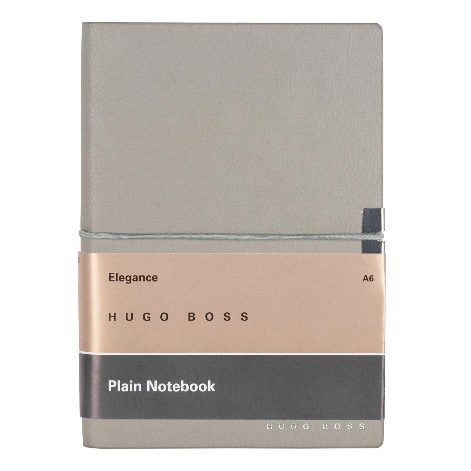 Hugo Boss Notebook A6 Elegance Storyline Grey Plain