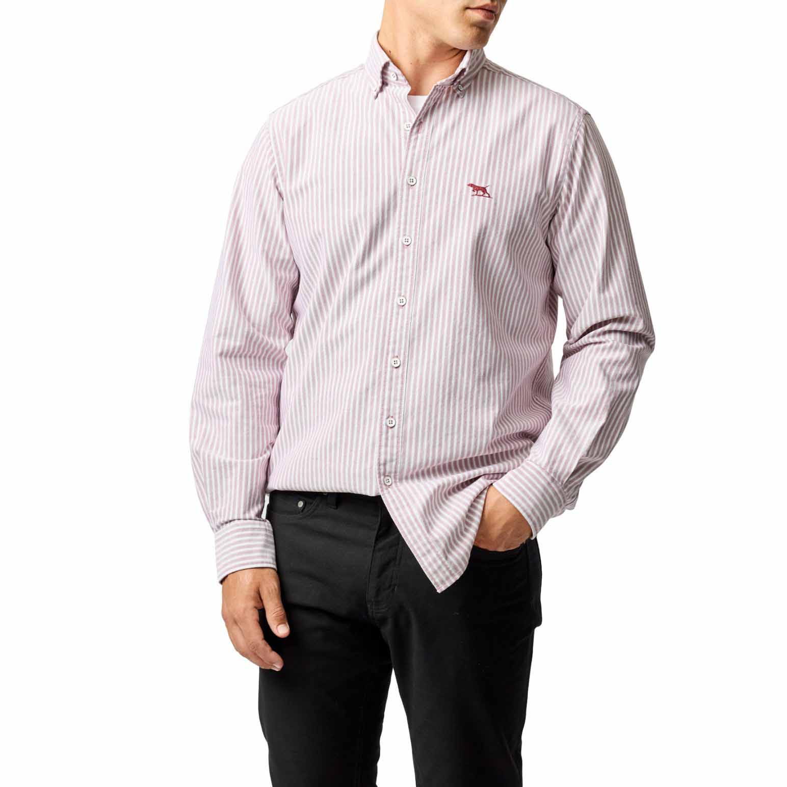 Rodd & Gunn Gunn Oxford Stripe 4 Ls Shirt