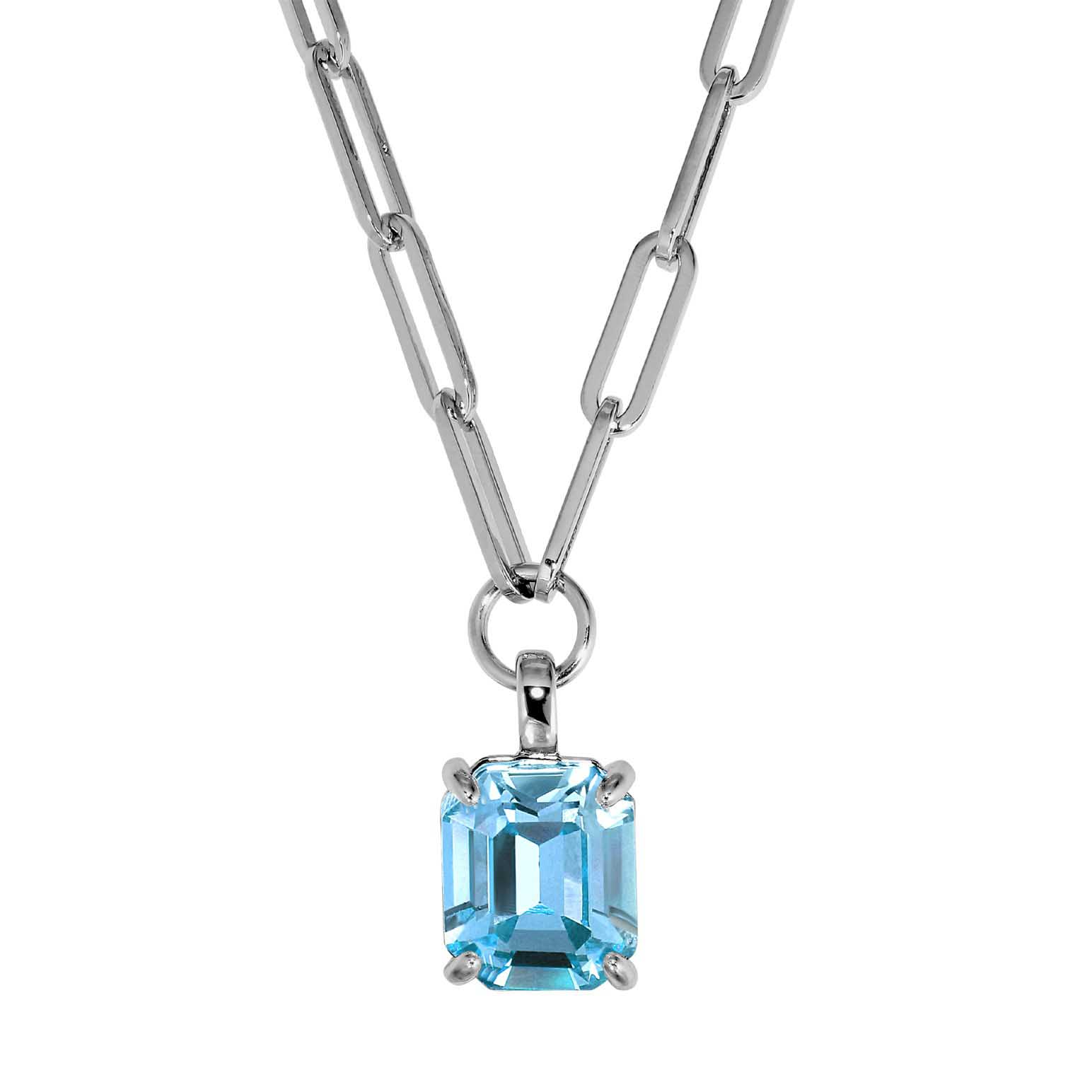 Dyrberg Kern Octa Ss Aqua Necklace