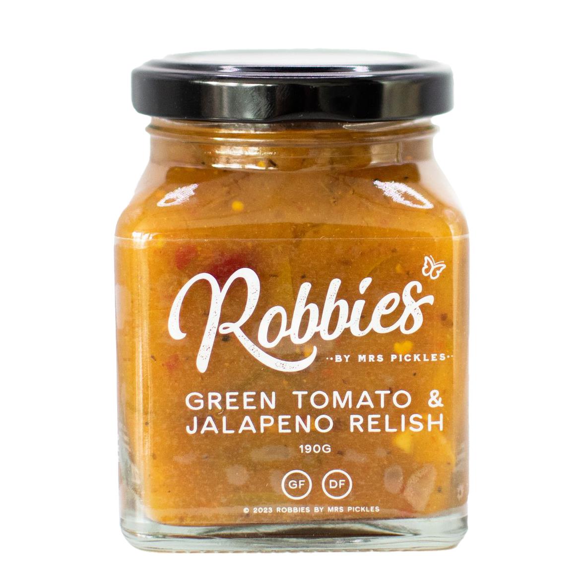 Robbies Green Tomato & Jalapeno Relish 190g