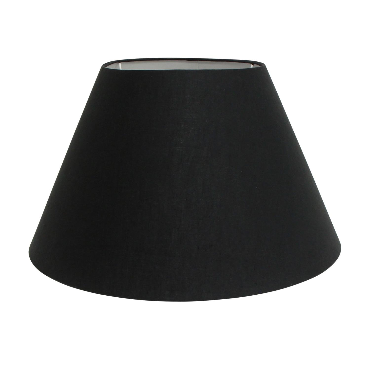 French Country Tapered Large Shade Black