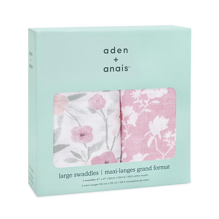 Aden + Anais 2-Pack Classic Swaddles - Ma Fleur