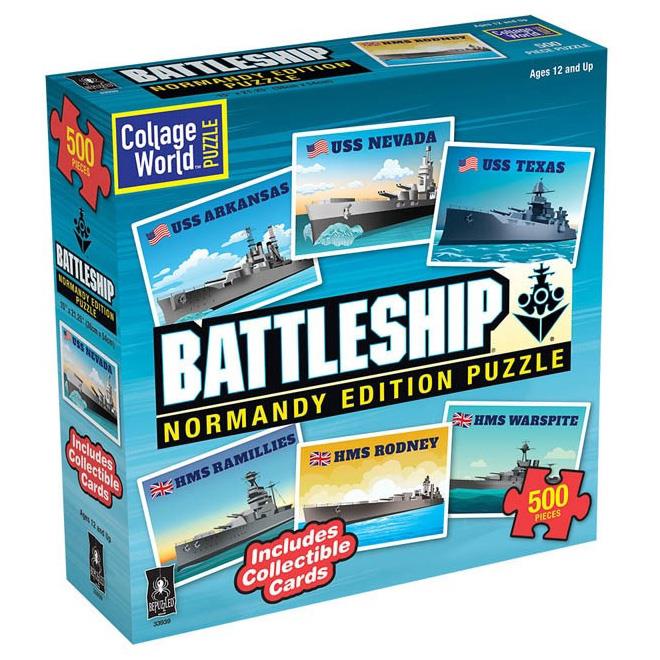 500 Piece Hasbro Puzzle - Normandy Edition Battleship®