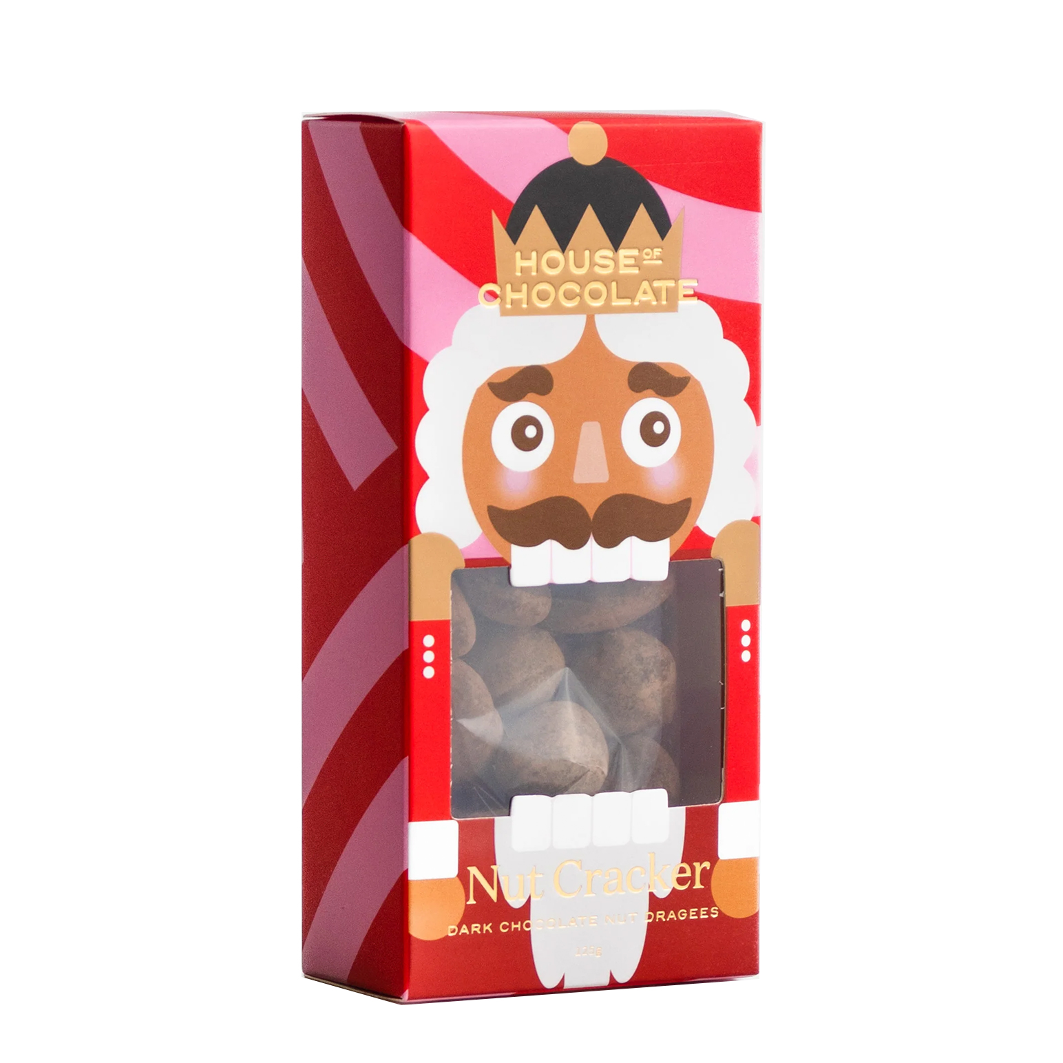 House of Chocolate Nut Cracker Dark Chocolate Nut Dragees