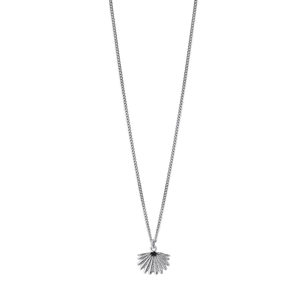 Boh Runga Mini Fan Tail Pendant Silver