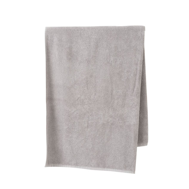 Città Classic Cotton Bath Towel Grey 80x150cm