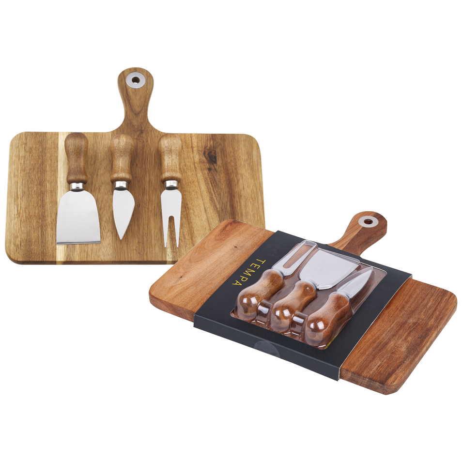 Tempa Fromagerie Rectangle 4Pc Cheese Set