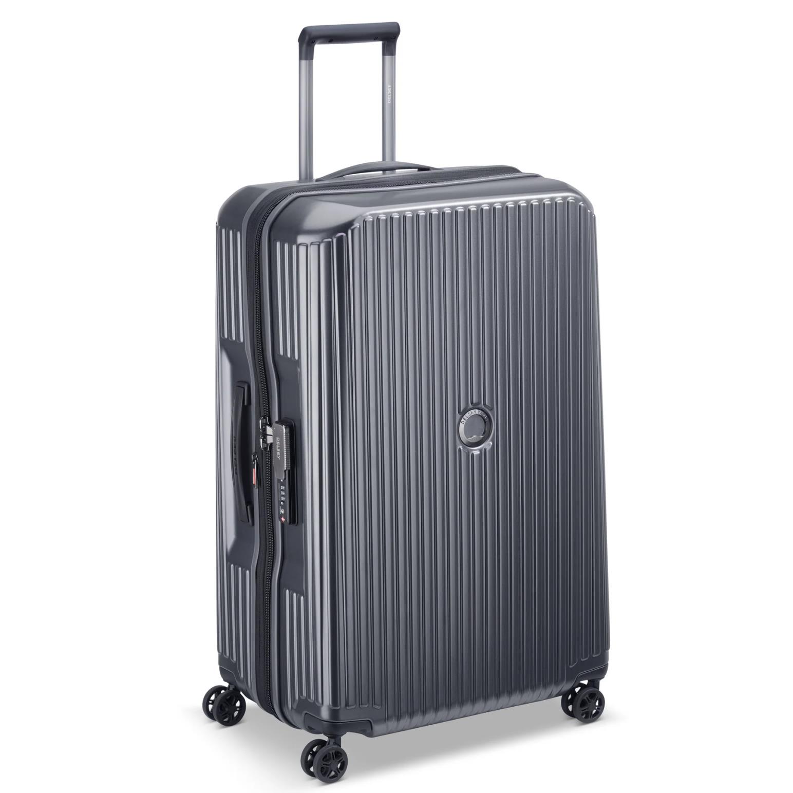 Delsey Securitime Zip 77cm Suitcase - Anthracite