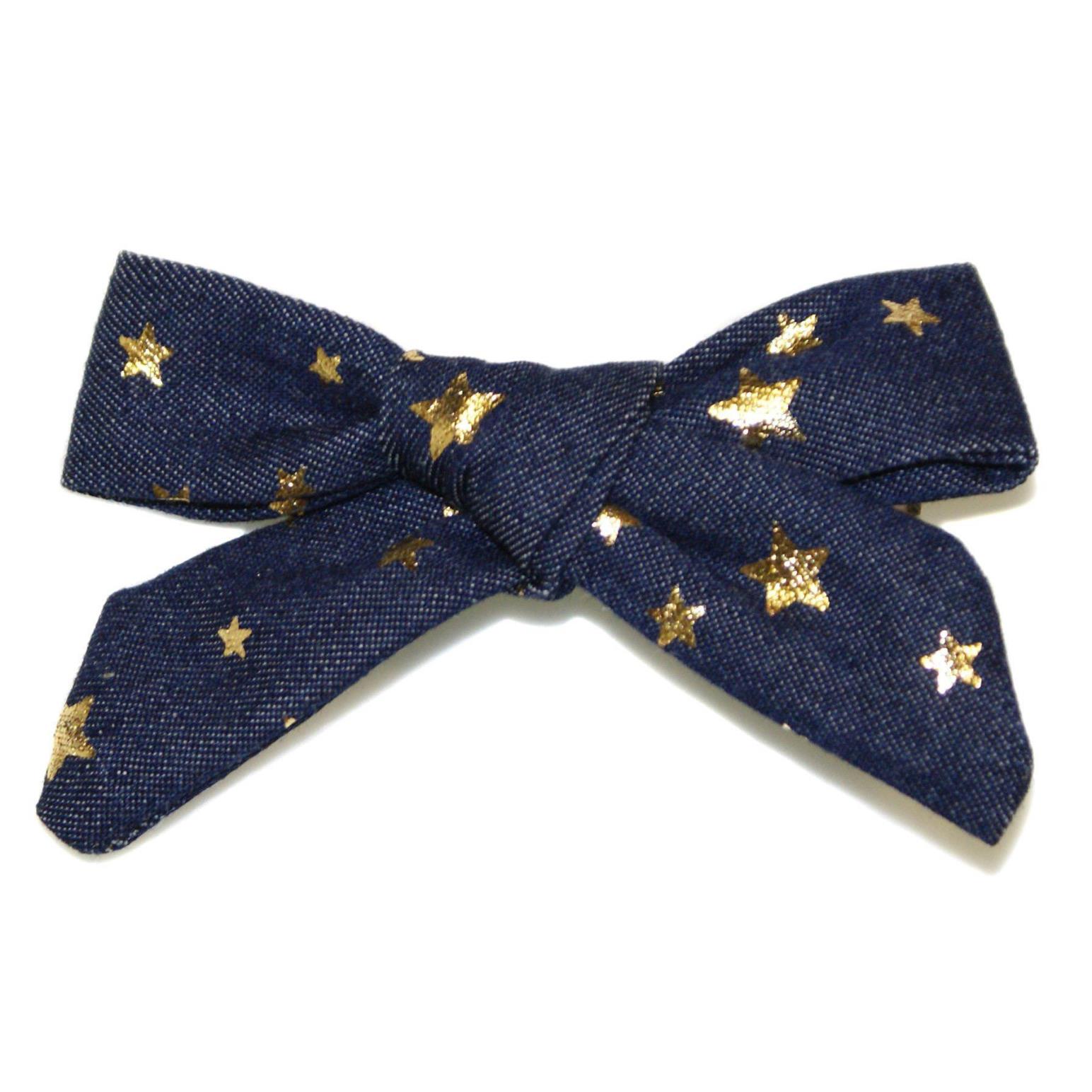 Goody Gumdrops Denim Gold Star Clip