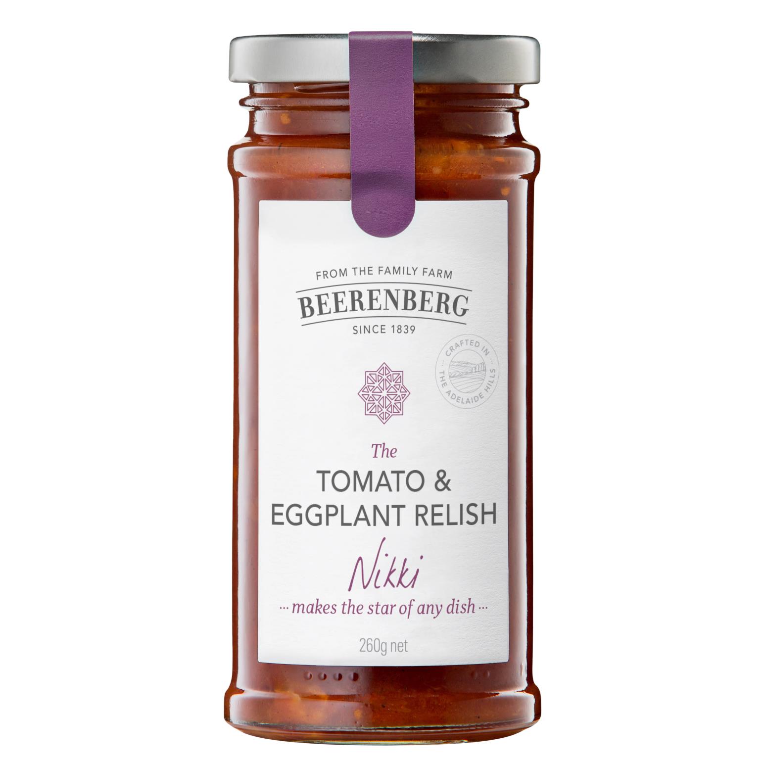 Beerenberg Tomato & Eggplant Relish 260g