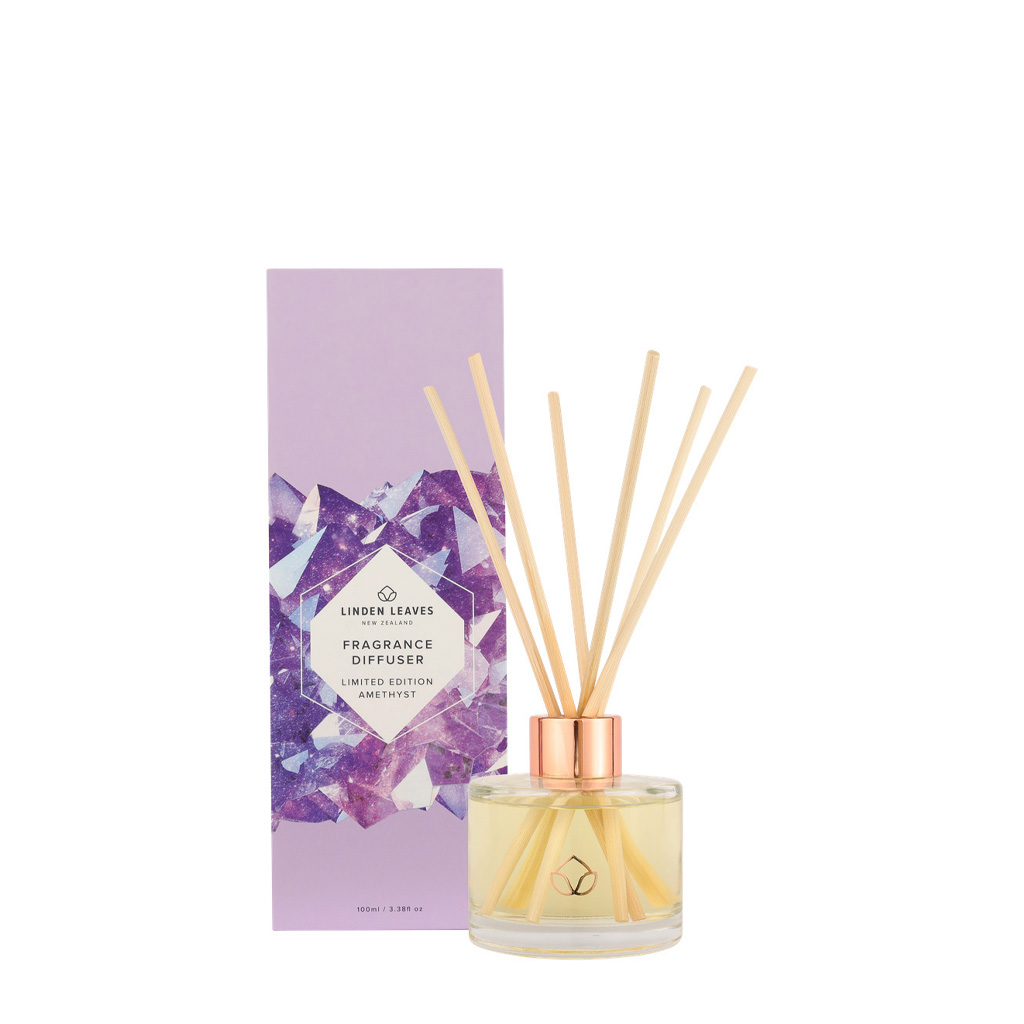 Linden Leaves Limited Edition Amethyst Fragrance Diffuser 100ml