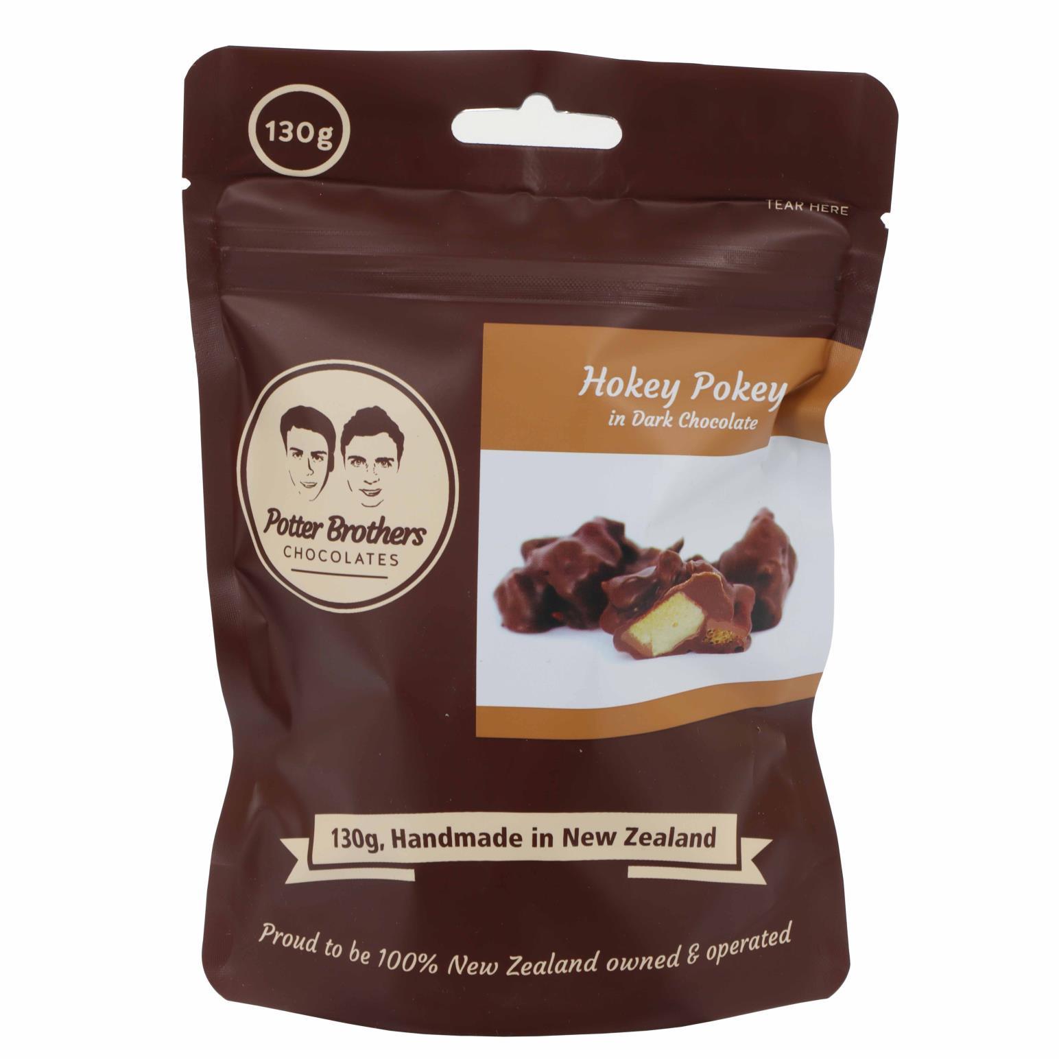 Potter Brothers Chocolates Hokey Pokey in Dark Chocolate 130g