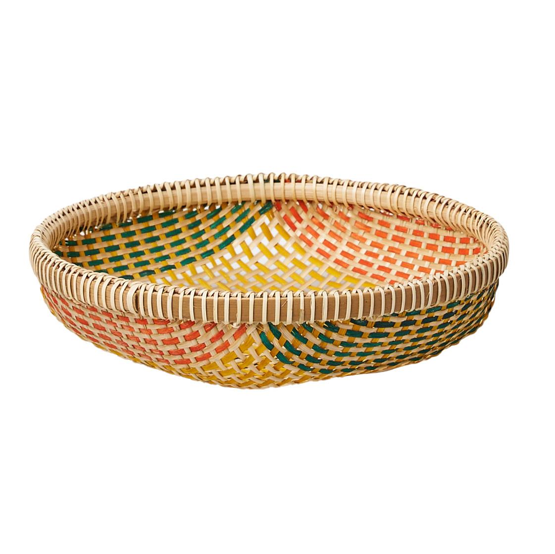 Città Thao Woven Basket Yellow/Multi S