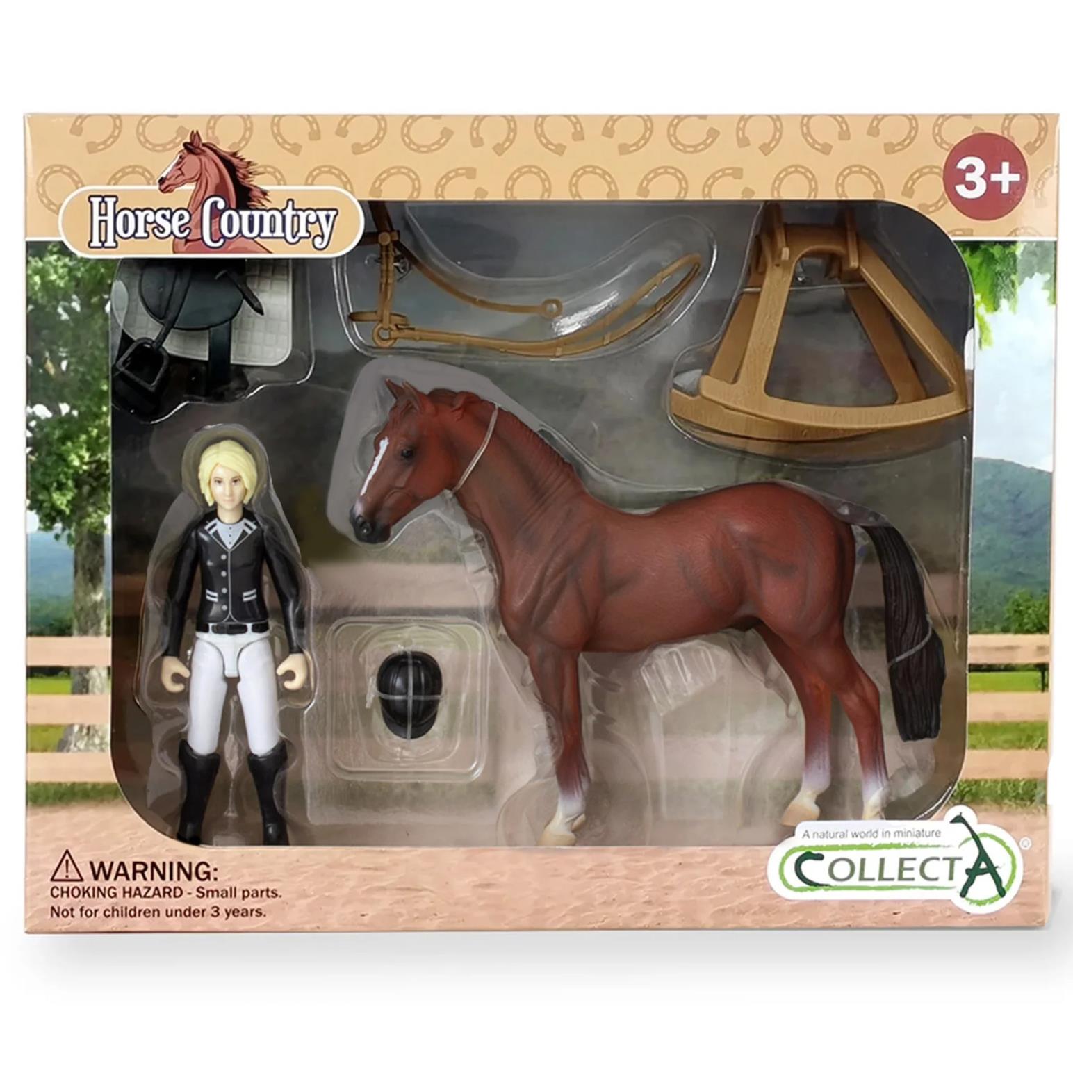 CollectA Lady Tournament Rider & Accessories Window Box