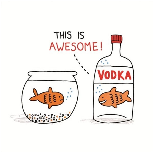 Vevoke Card-Vodka Goldfish