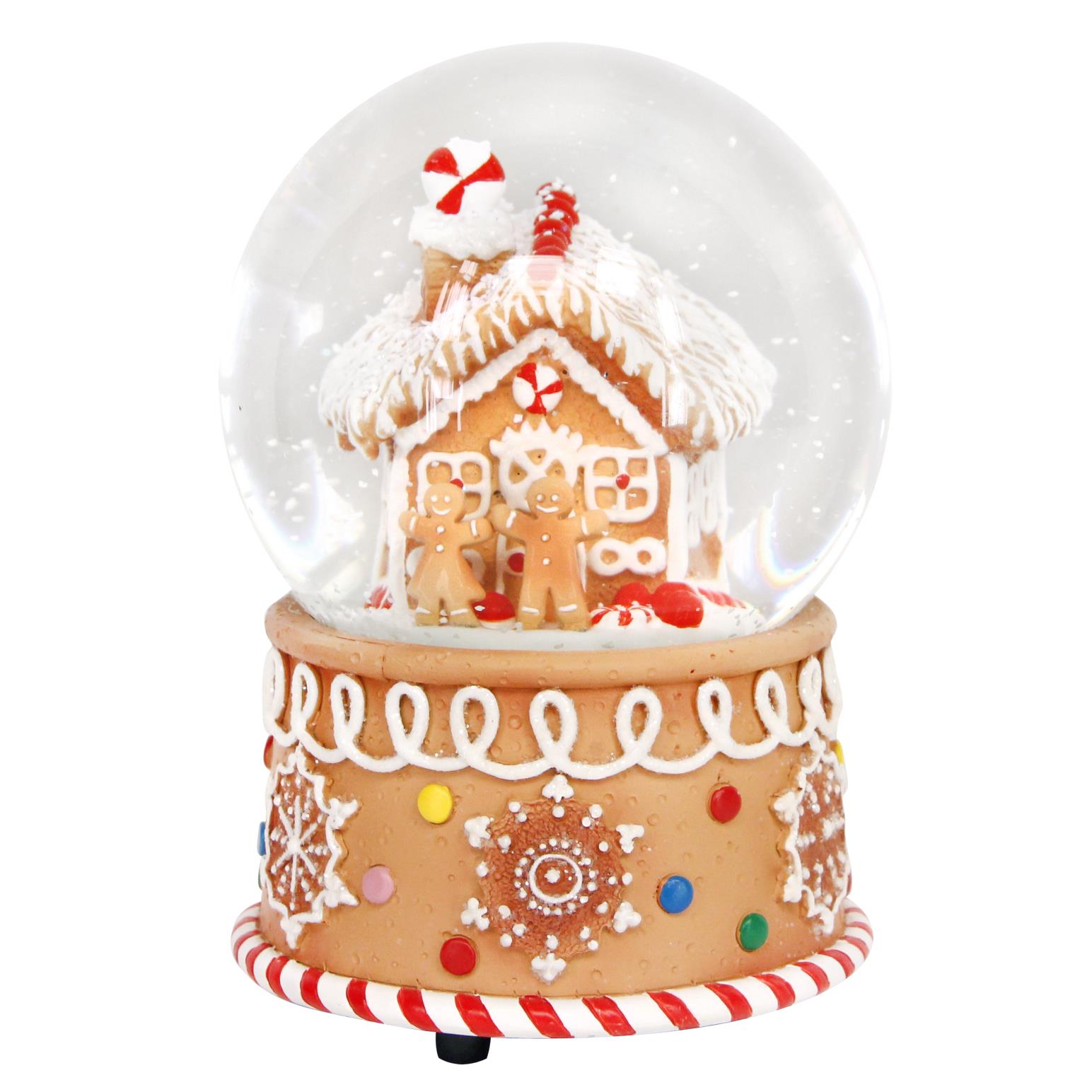 Gisela Graham Gingerbread House Music Dome