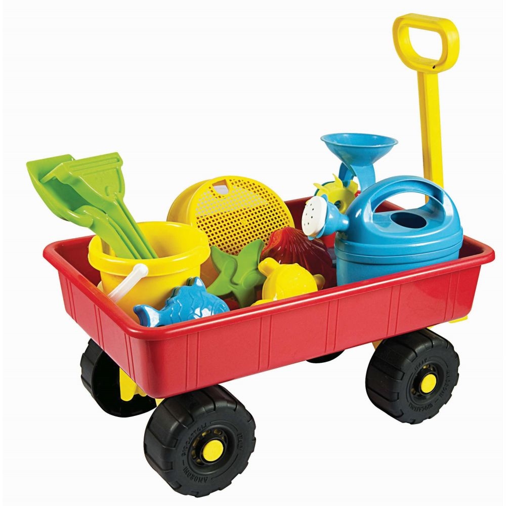 Summertime Trolley w Sand & Water Play items