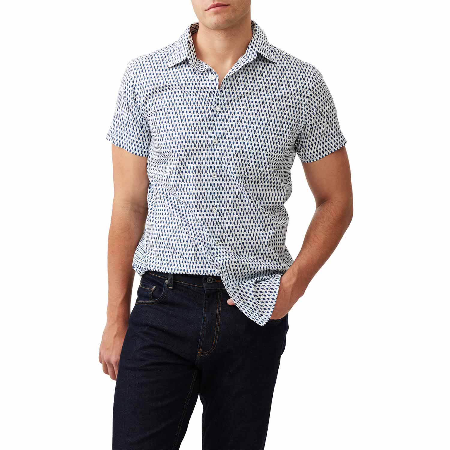 Rodd & Gunn Byron Ss Sports Fit Shirt