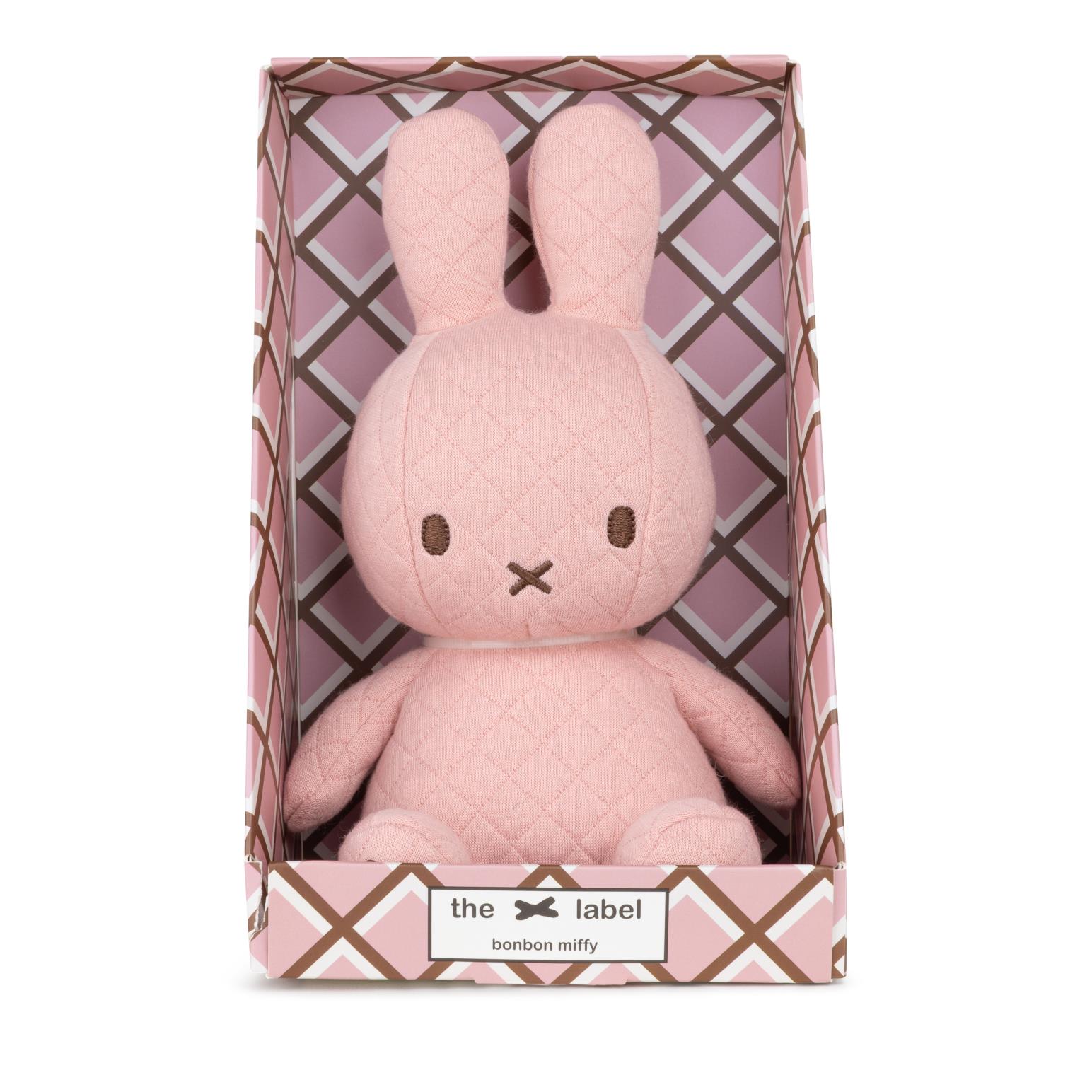 Miffy Plush Bonbon Miffy Sitting Pink In Giftbox 23 cm