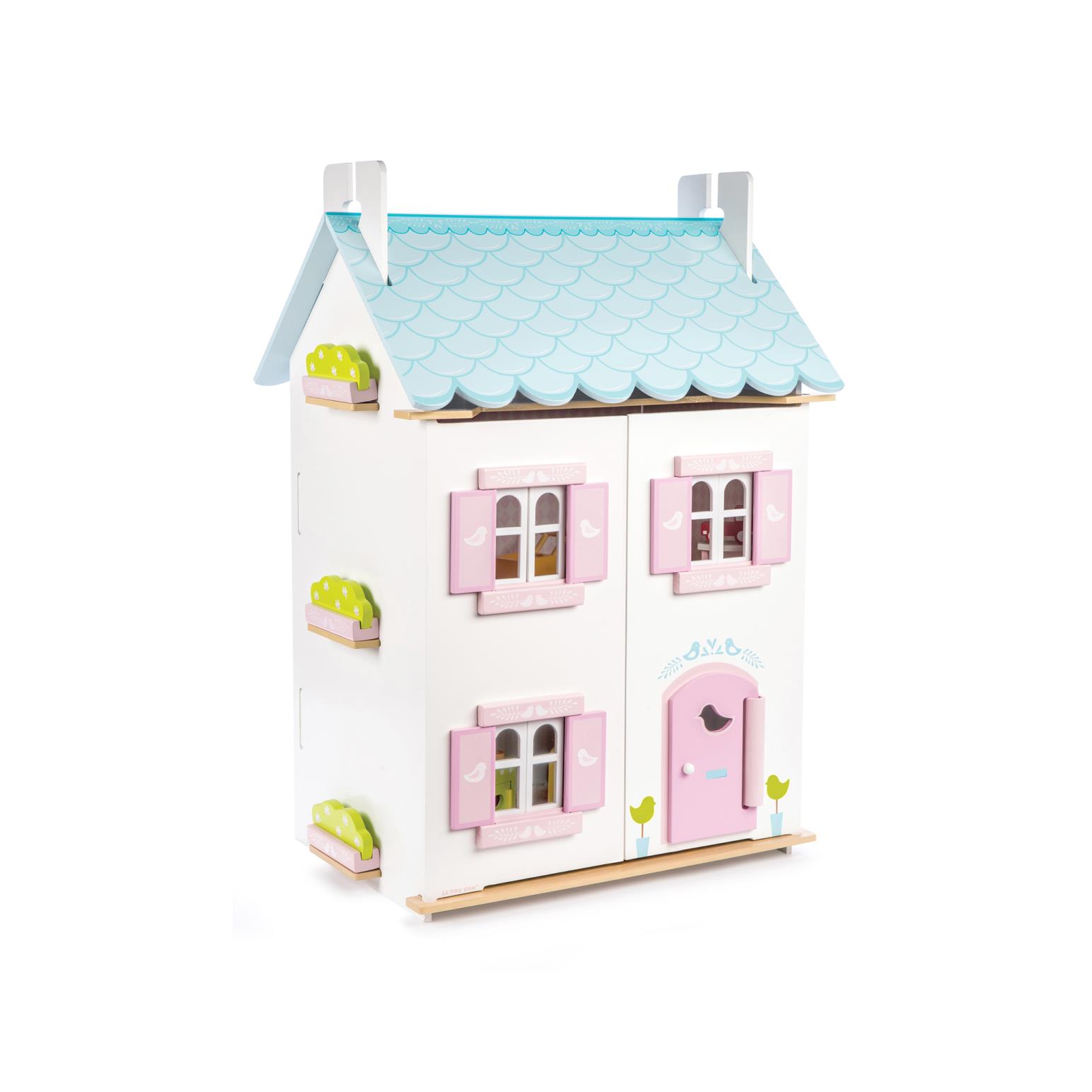 Voodle Blue Bird Cottage with Furniture