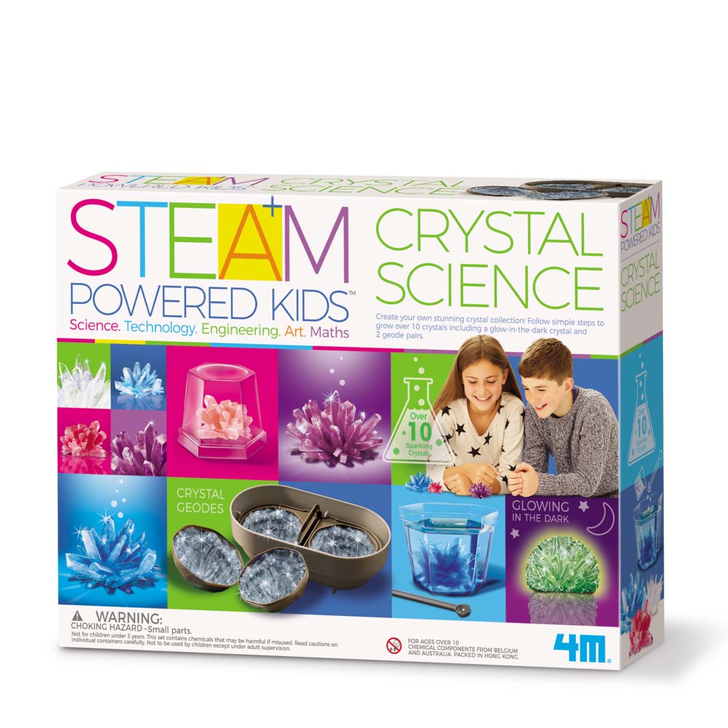 4M Steam Powered Kids Crystal Science