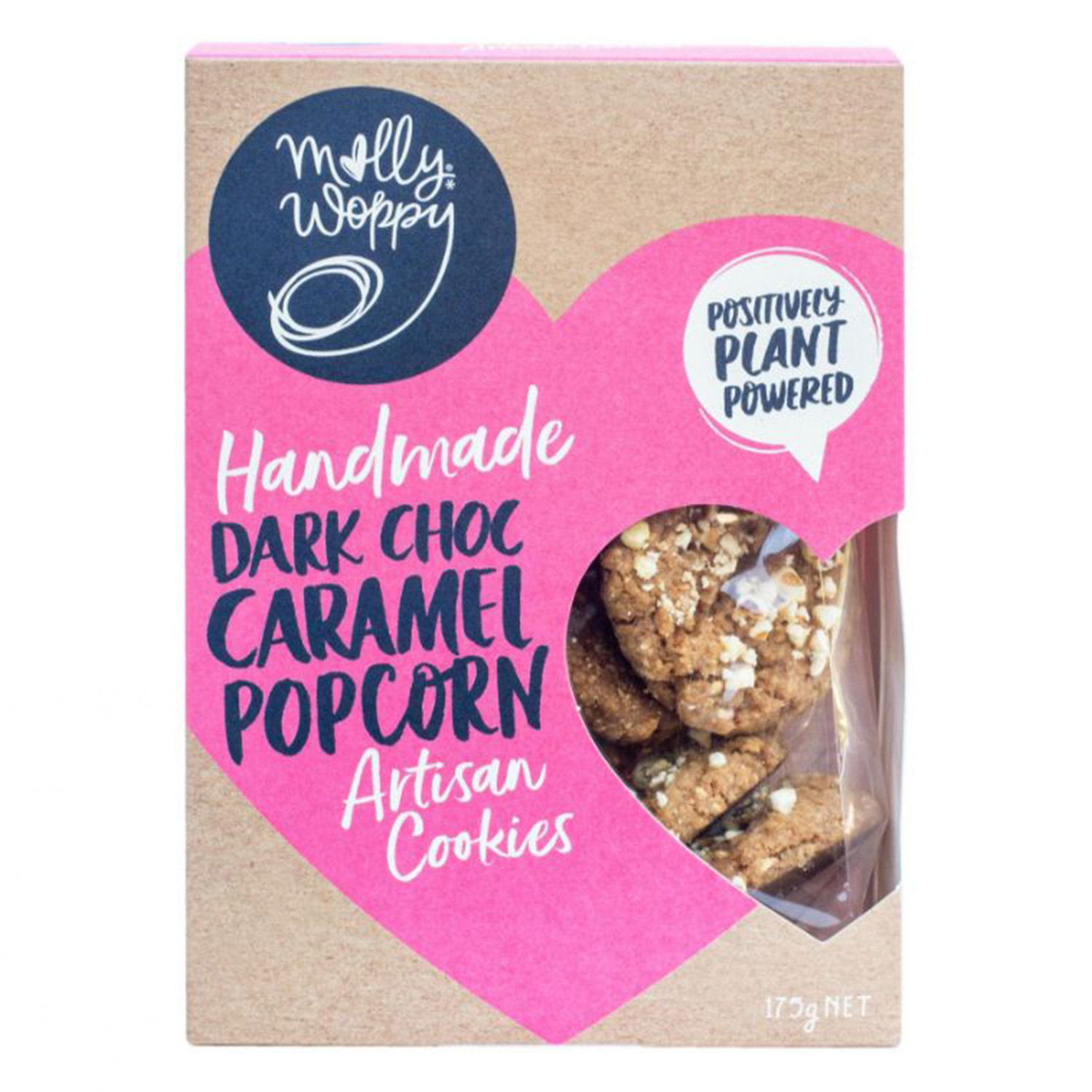 Molly Woppy Dark Choc Caramel Popcorn Cookies 175g