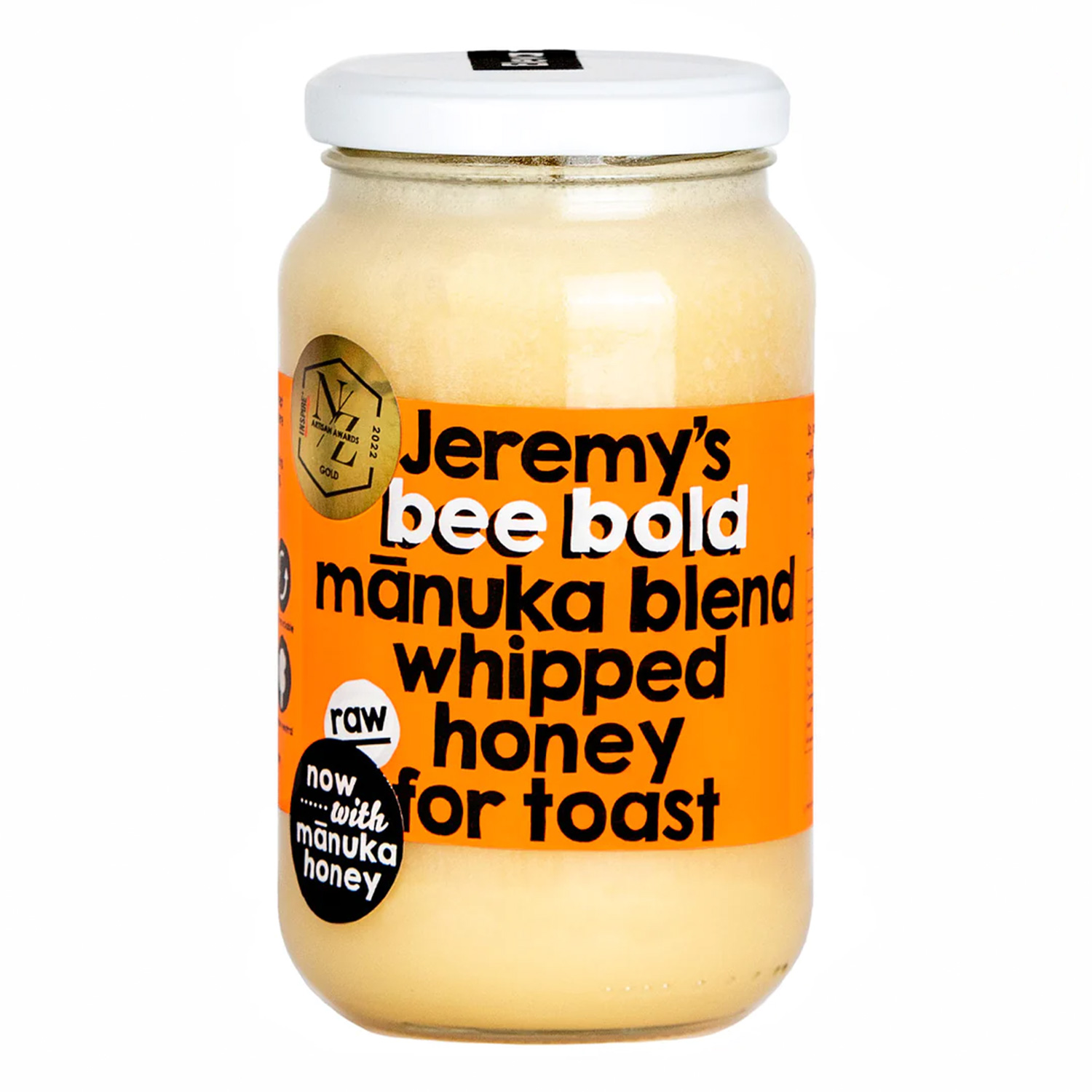 Jeremy's Bee Bold Whipped Honey 480g