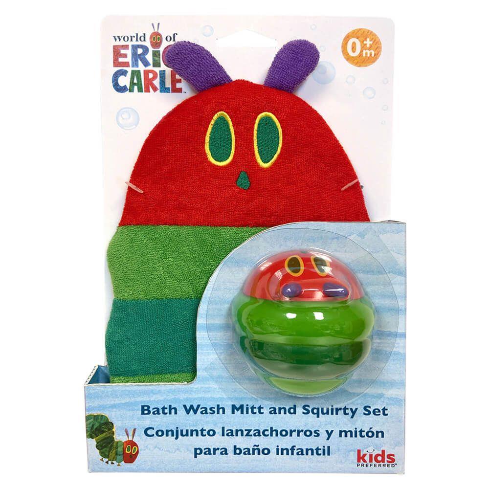 The Very Hungry Caterpillar Wash Mitt & Squirty Set