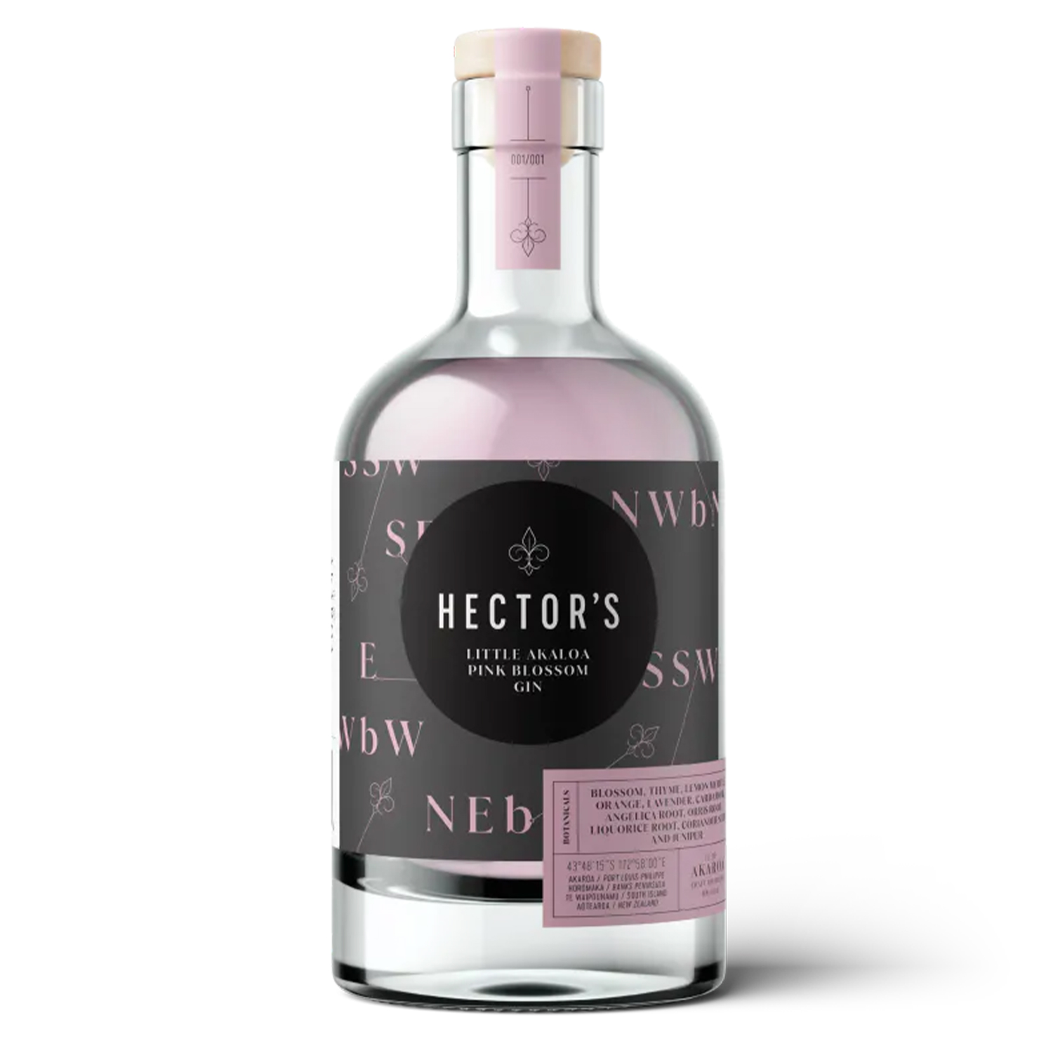 Akaroa Craft Distillery Hector's Little Akaloa Pink Blossom Gin