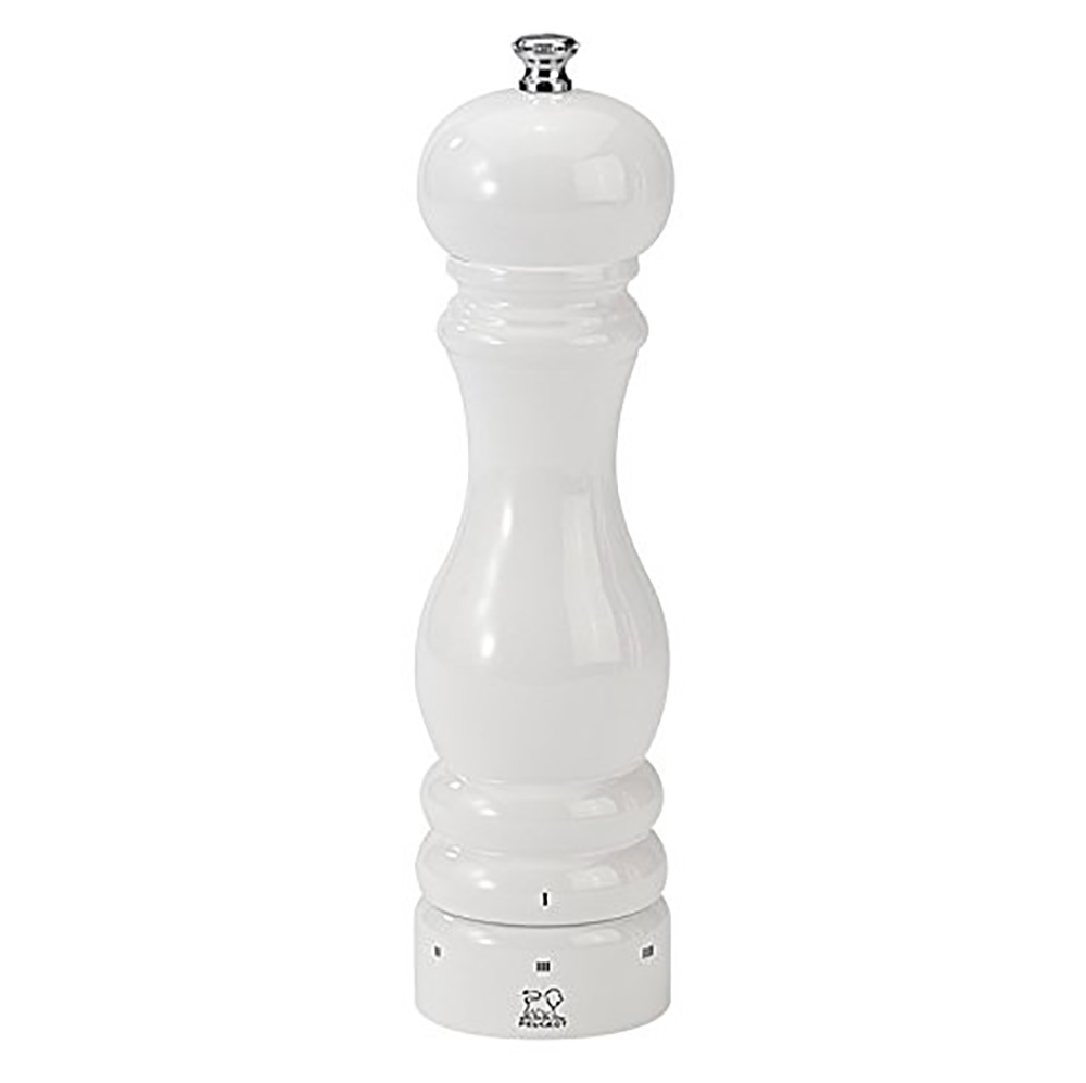 Peugeot Paris White Lacquer Pepper Mill 22cm