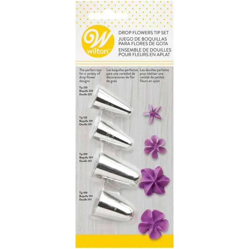 Wilton Drop Flower Tip 4 Pack