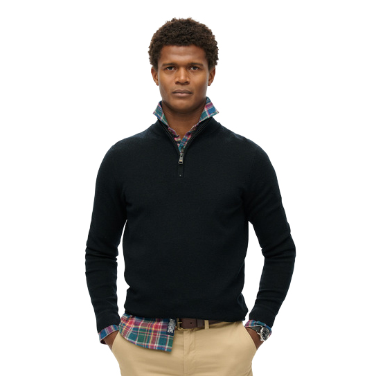 Superdry Merino Half Zip Jumper