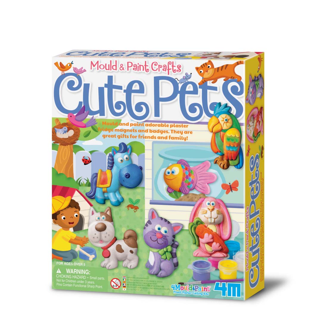 4M Mould & Paint - Cute Pets