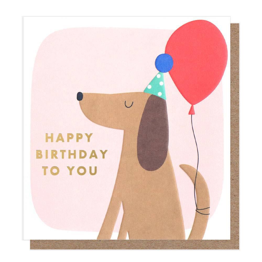 Caroline Gardner Dog Happy Birthday Card