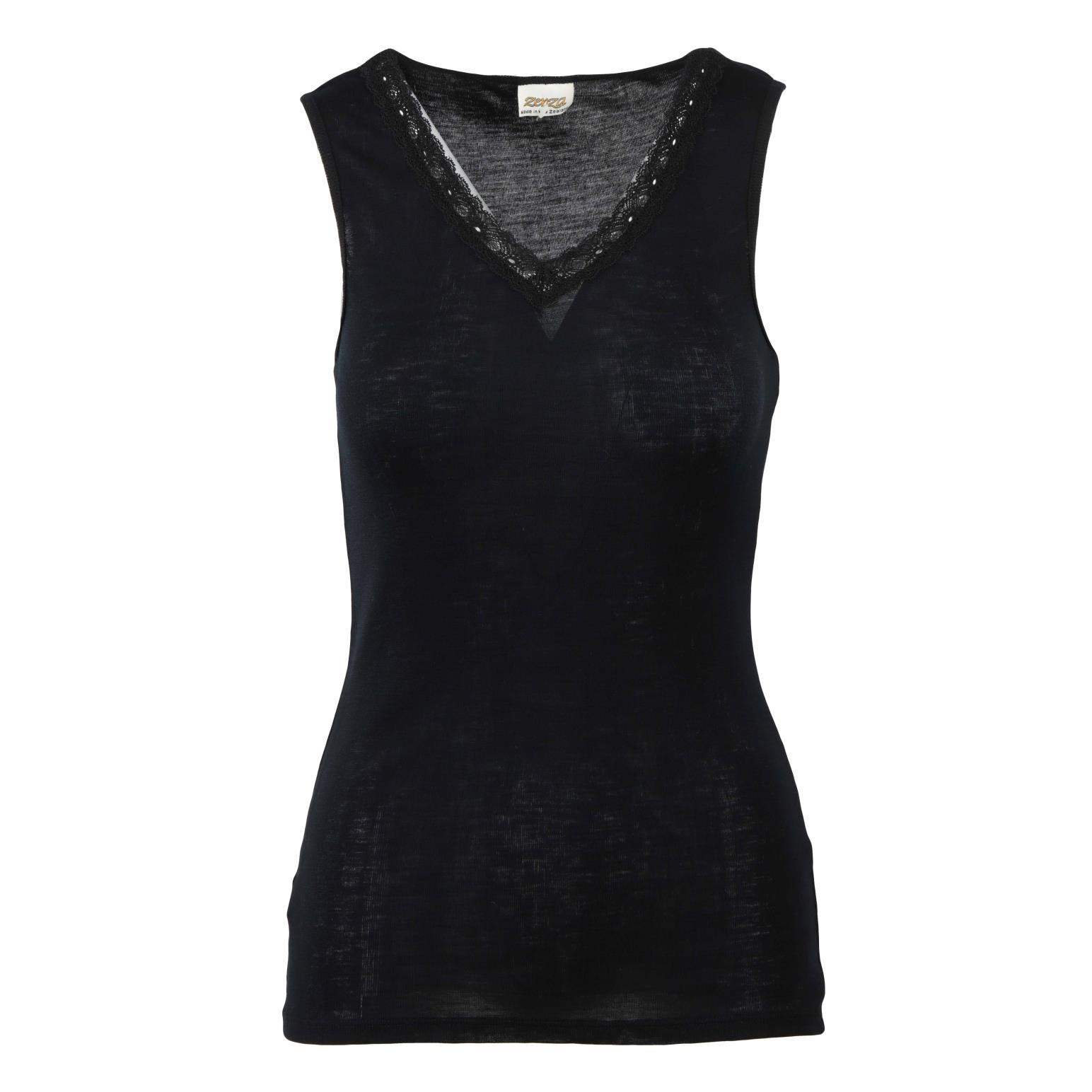 Zenza Impressions Singlet with Lace V neck