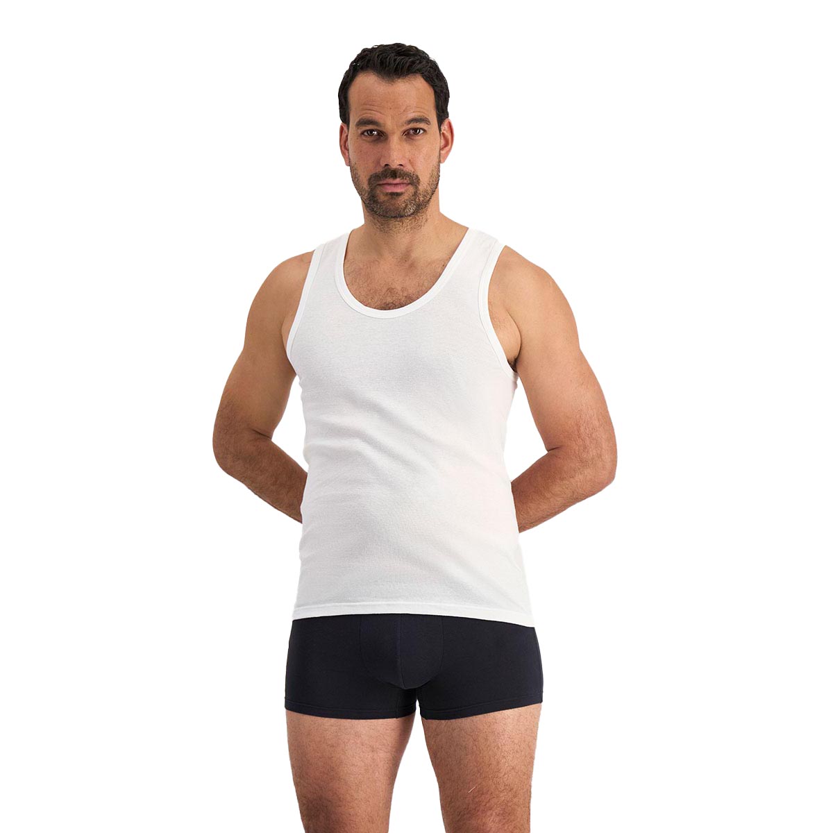 Jockey Ribbed Singlets - 2 Pack