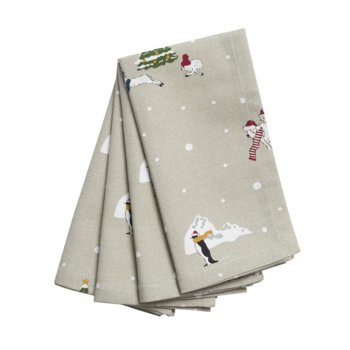 Sophie Allport Napkins - Set Of 4 - Snow Season