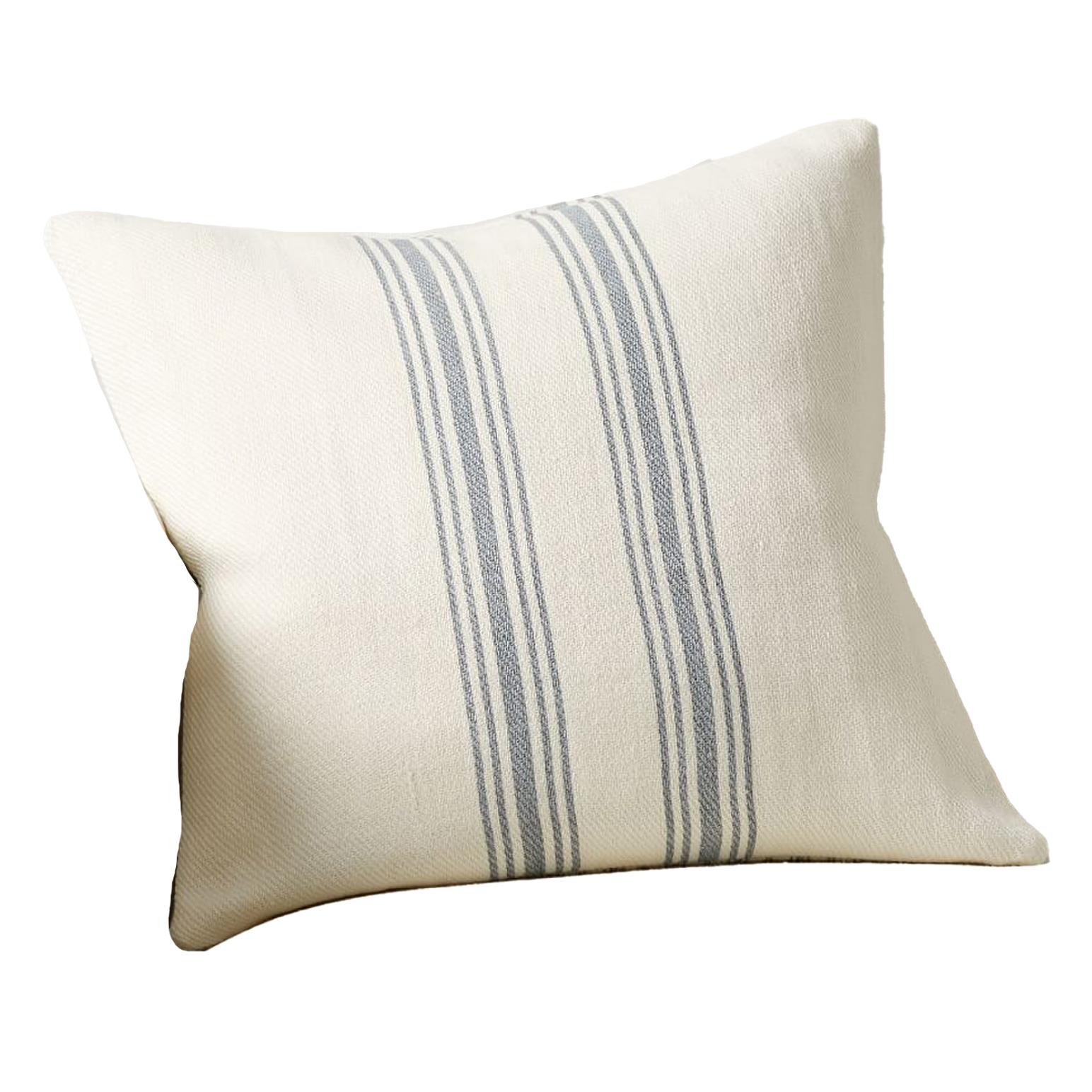 Pottery Barn Culver Reversible Stripe Grainsack Pillow 51cm