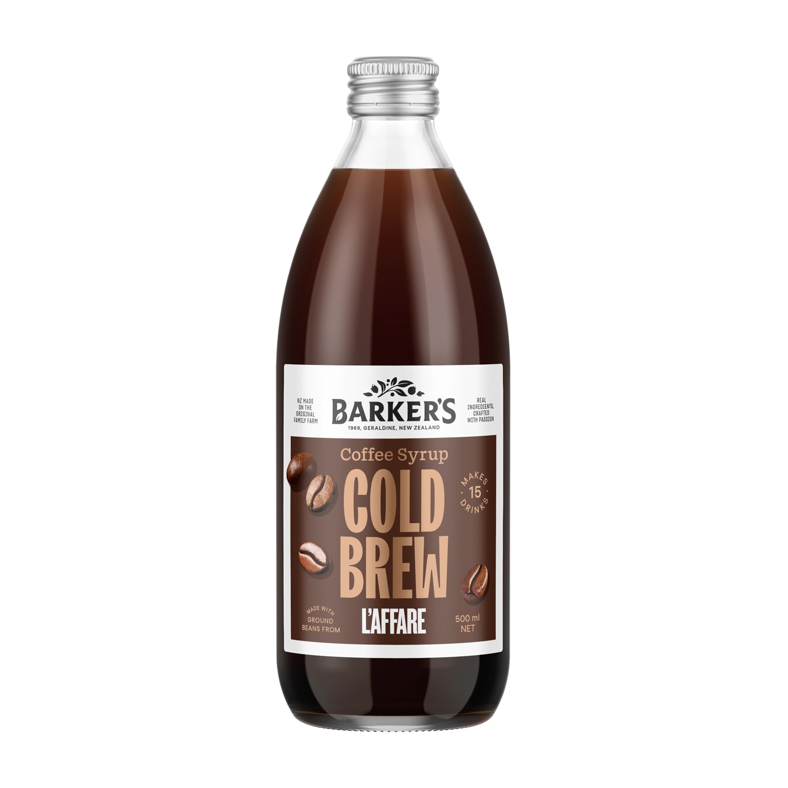 Barker's Cold Brew Coffee Syrup 500ml