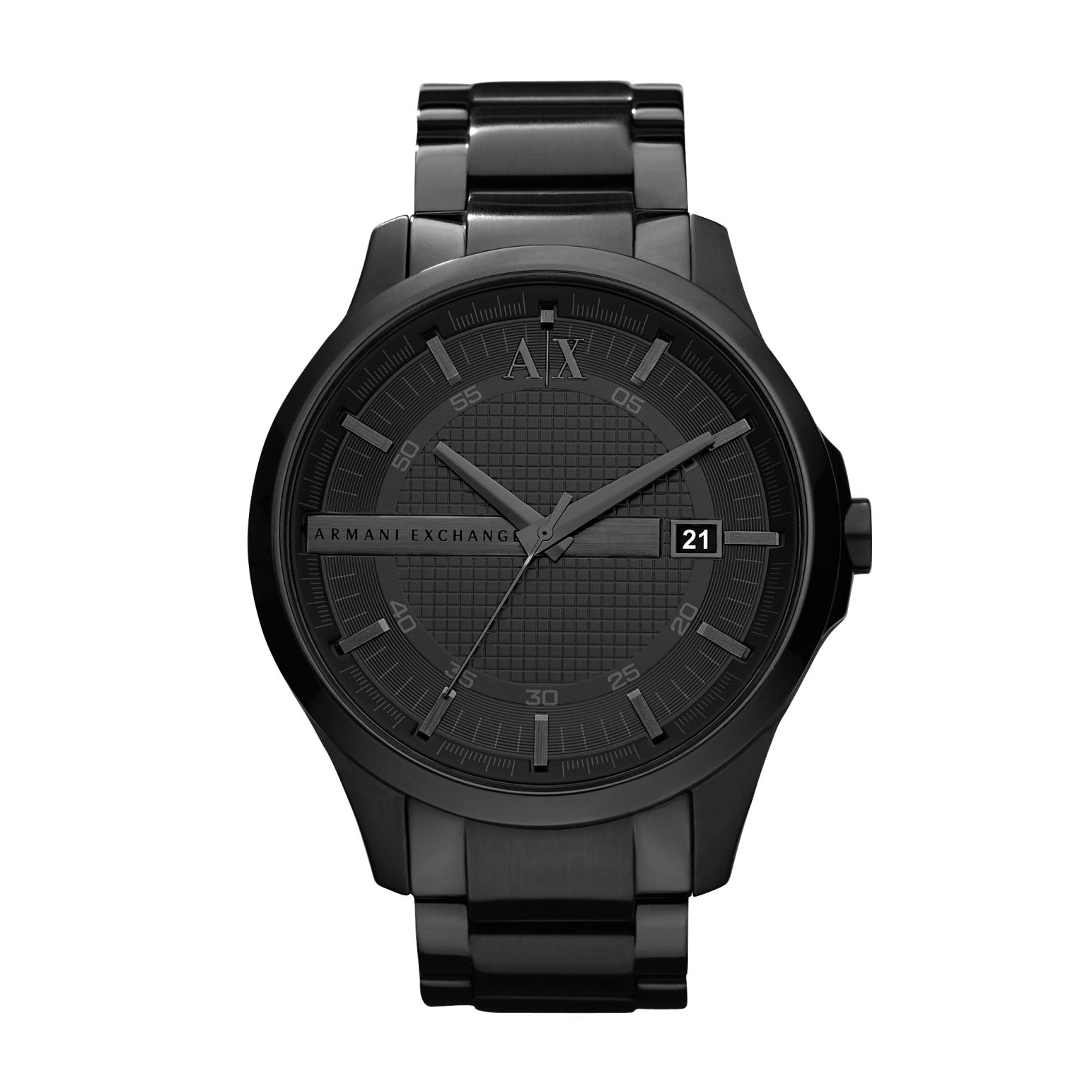 Armani Exchange Hampton Black Analogue Watch AX2104