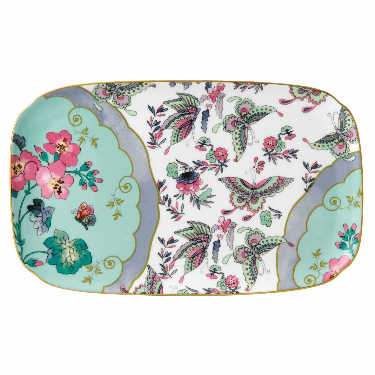 Wedgwood Butterfly Bloom Teaware Sandwich Tray 25cm