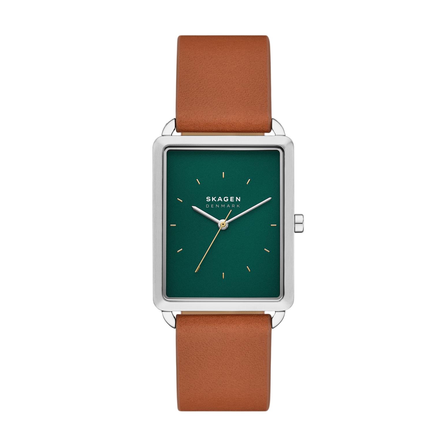 Skagen Hagen Brown Leather Watch SKW6931